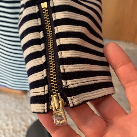 Talbots Top, size 1X, see measurements, Navy and White - Picture 5 of 12